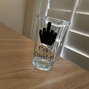 Adult humor shot glass